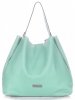 Bőr táska shopper bag Vittoria Gotti menta V230